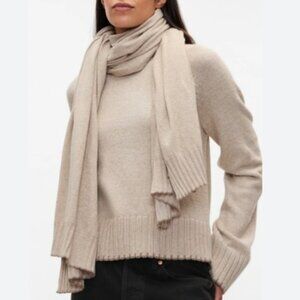 Gap CashSoft Sweater Scarf In Cobblestone Beige